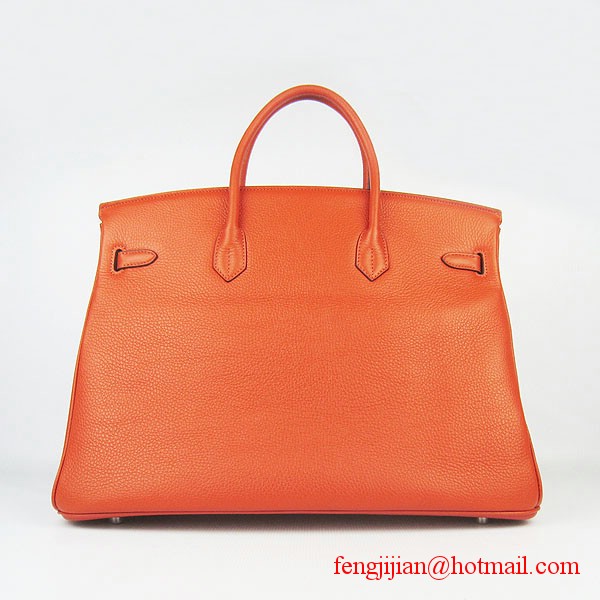 Hermes Birkin 40cm Togo Bag Orange 6099 Hermes Birkin 40cm Togo Bag Orange 6099